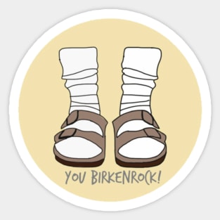 You Birkinrock Yellow Sticker